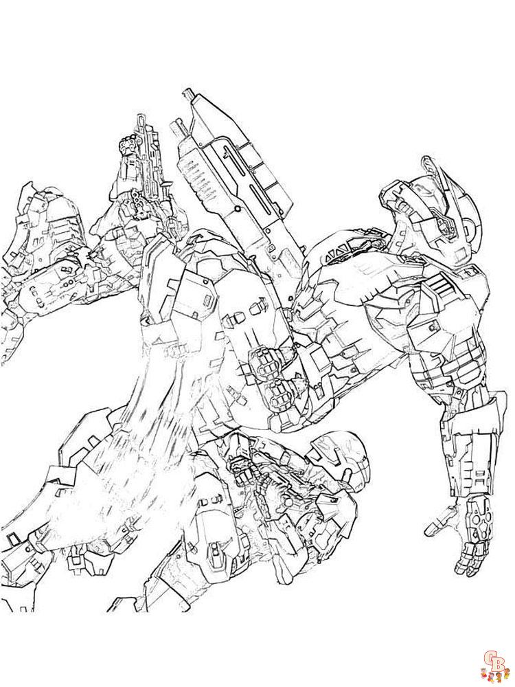 Halo Coloring Pages 16