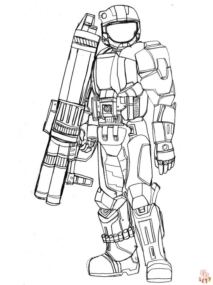 Halo Coloring Pages 17