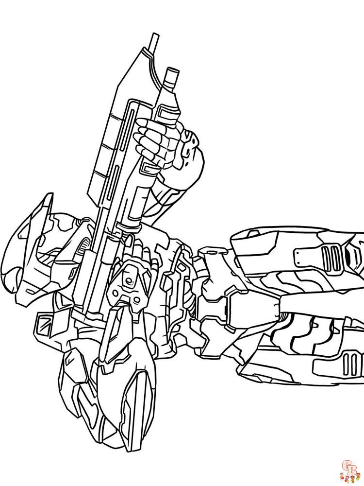Halo Coloring Pages 19