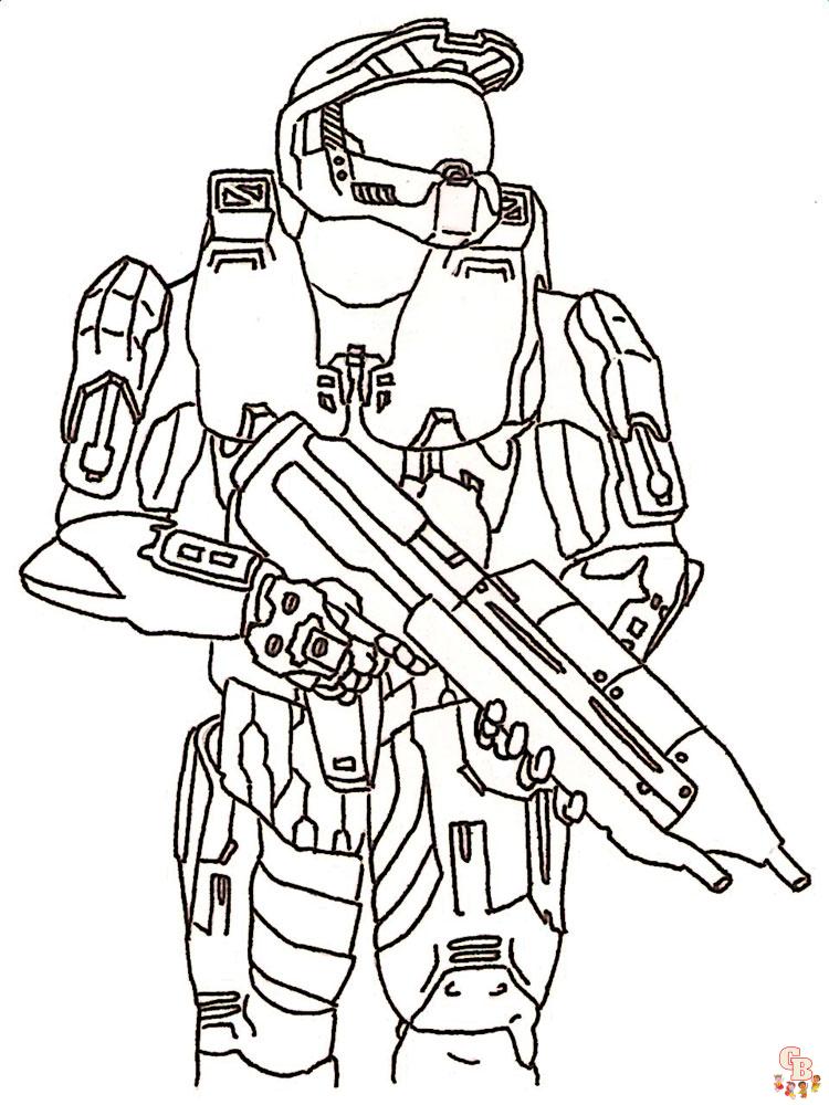 Halo Coloring Pages 2
