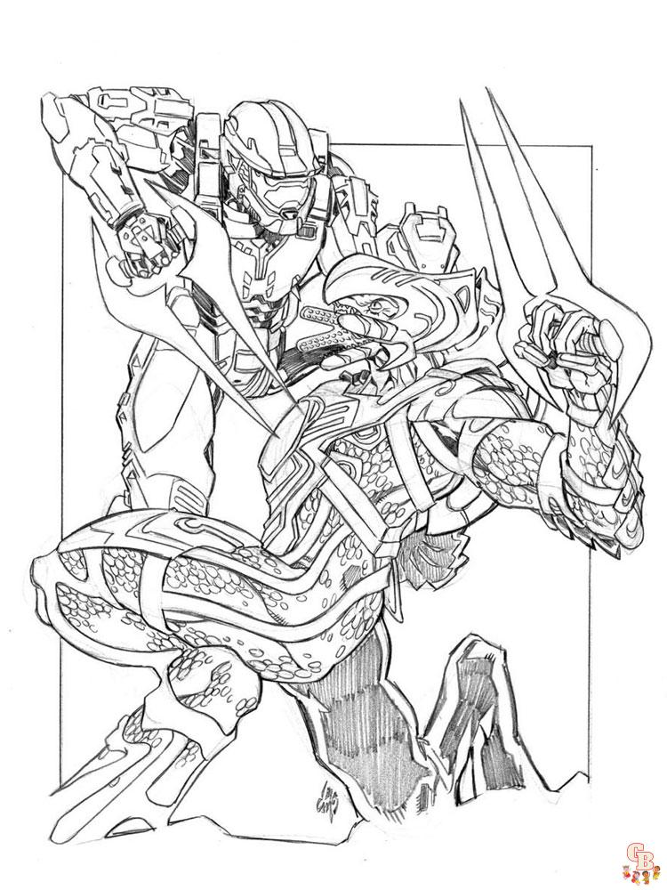 Halo Coloring Pages 21