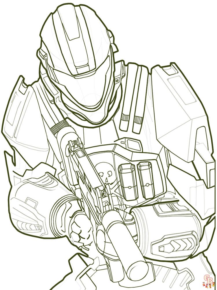 Halo Coloring Pages 22