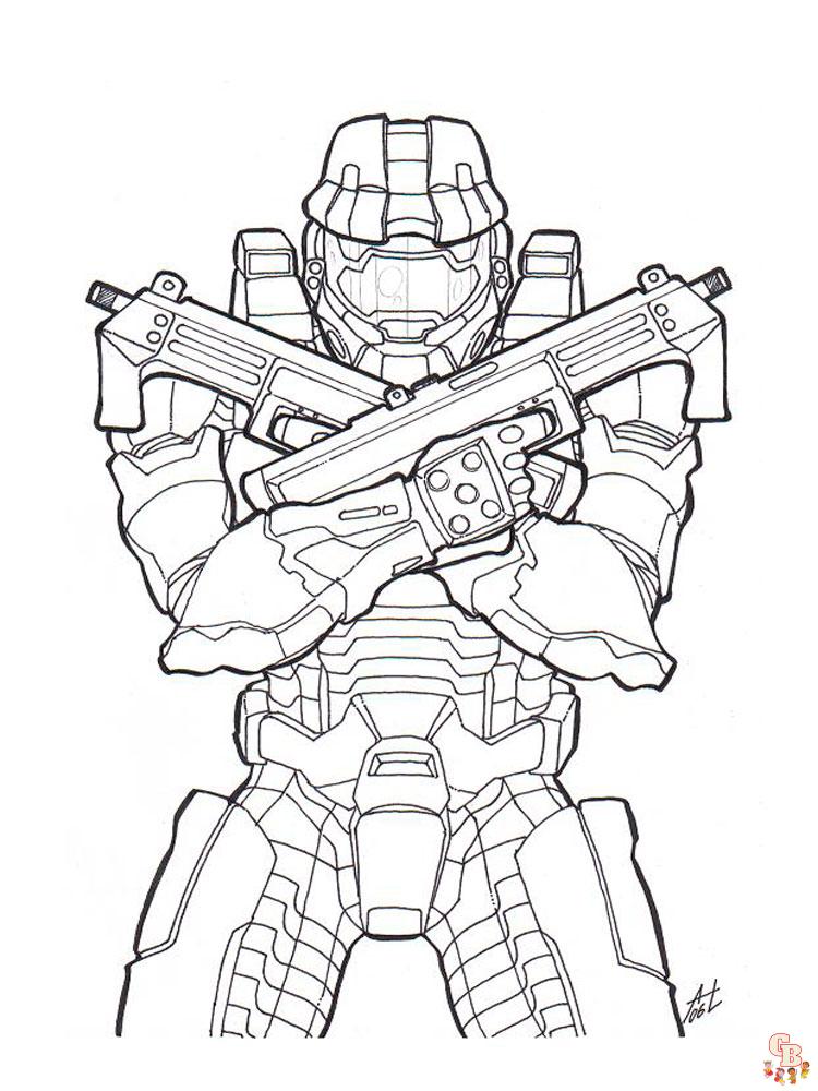 Halo Coloring Pages 23