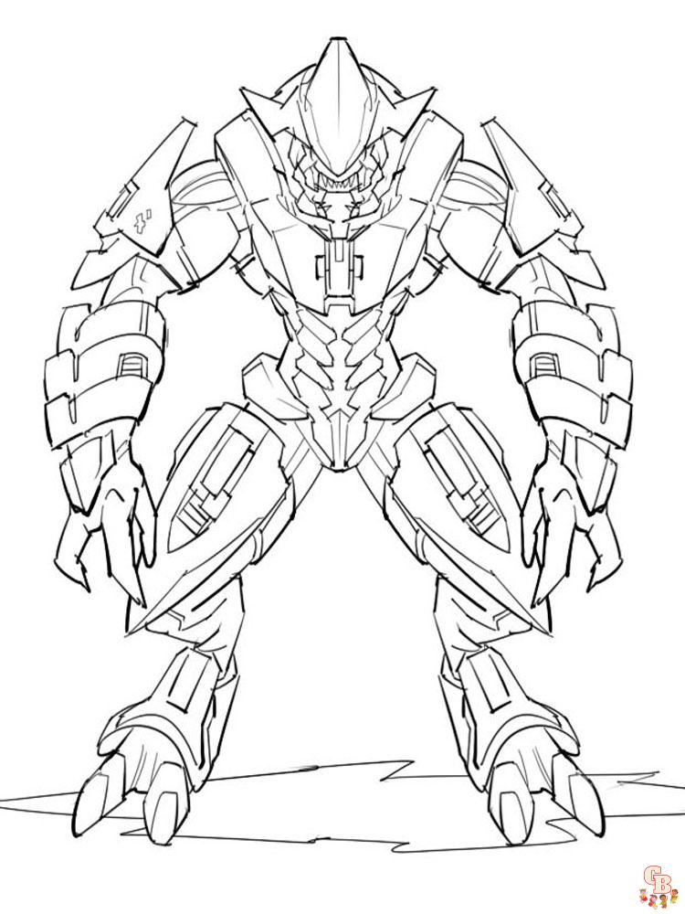 Halo Coloring Pages 3