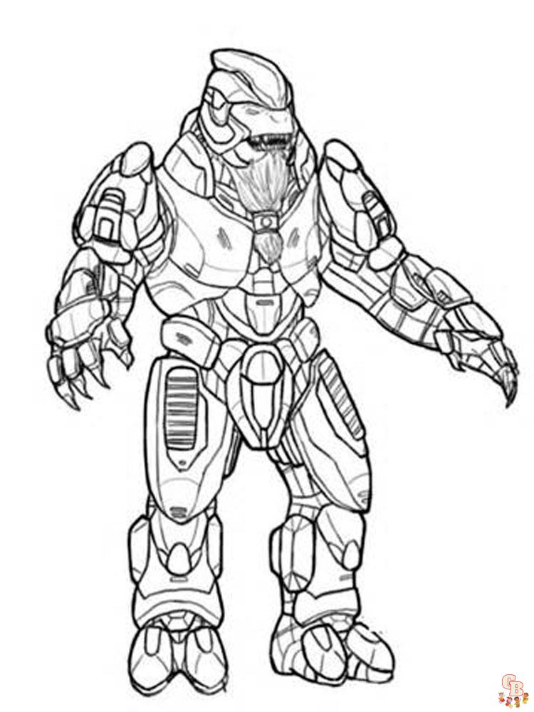 Halo Coloring Pages 6