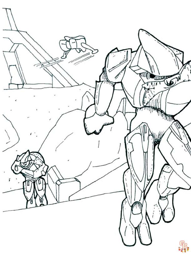 Halo Coloring Pages 7