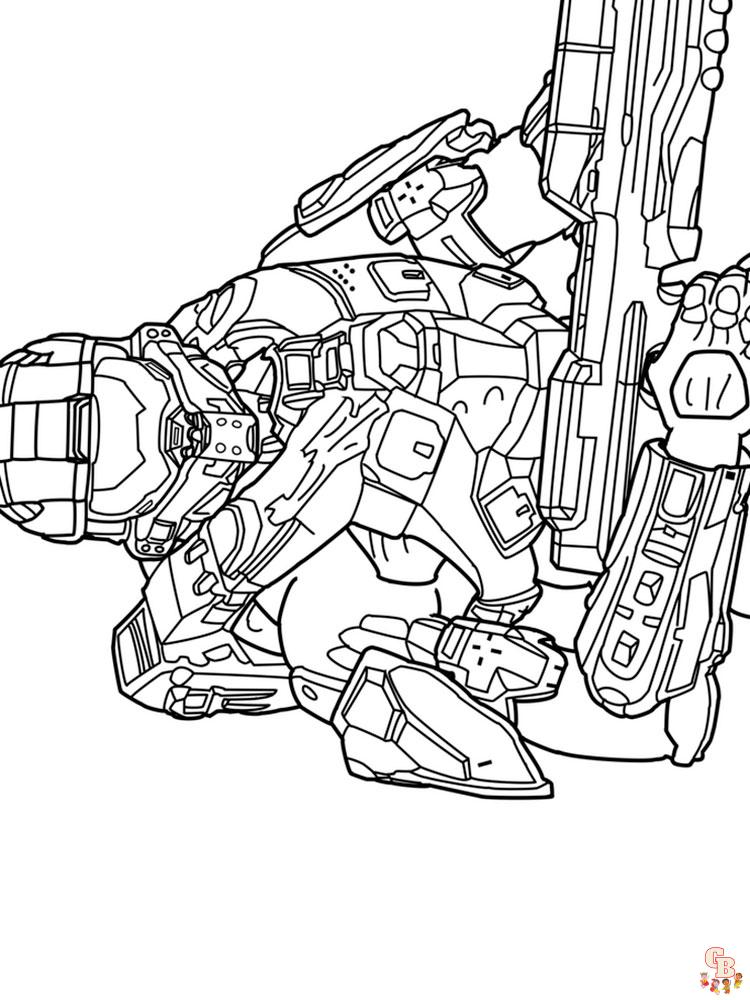 Halo Coloring Pages 9