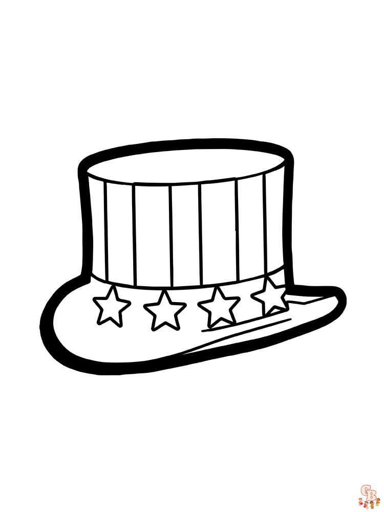 Hat Coloring Pages