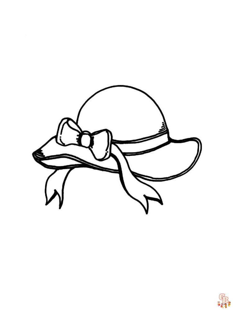Hat Coloring Pages 42