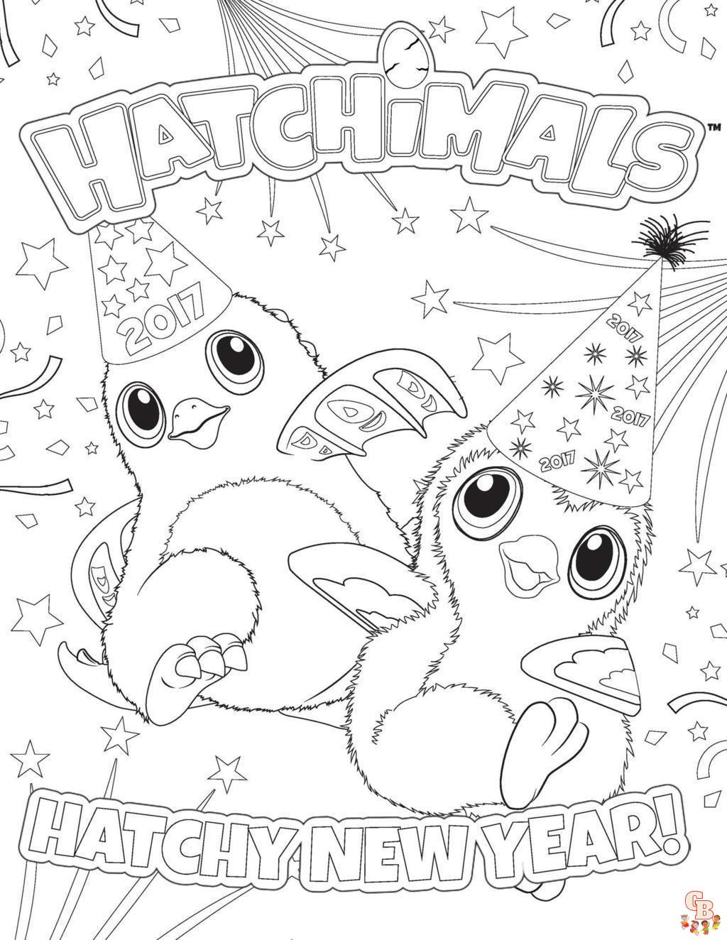 Hatchimals Coloring Pages 1