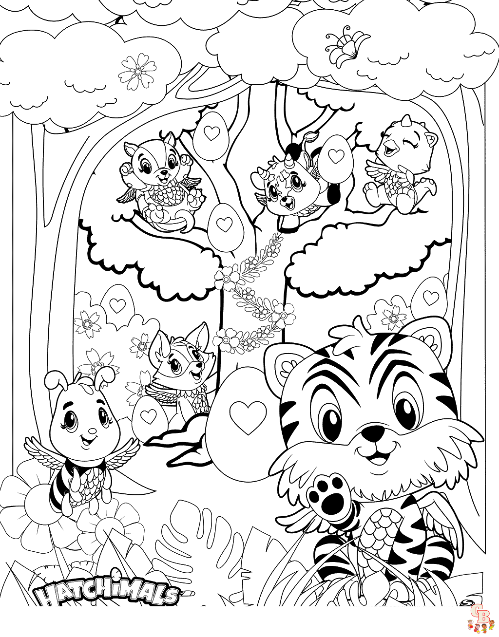 Hatchimals Coloring Pages 3