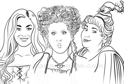 Hocus Pocus Coloring Pages: Free Printable Sheets