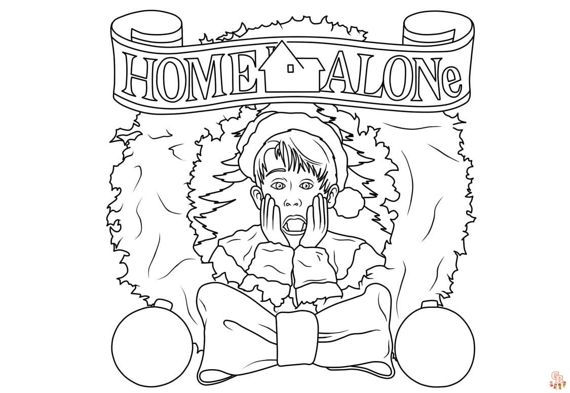 Home Alone Coloring Pages 6