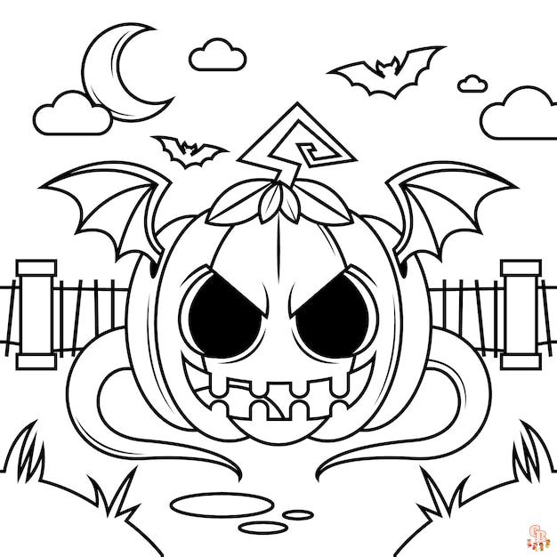 Horror Coloring Pages 4