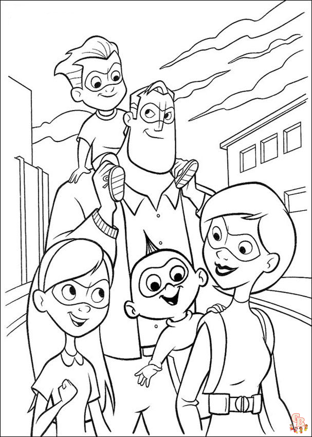 Incredible Coloring Pages 1