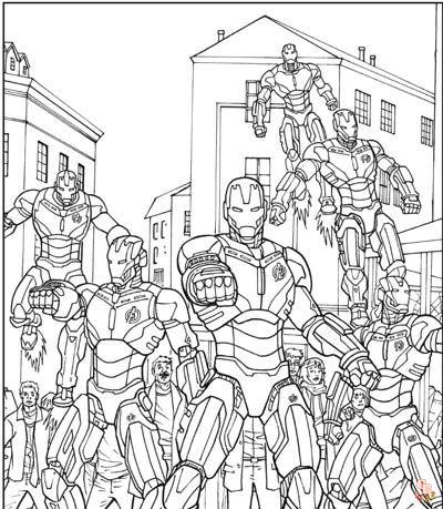 Infinity War Coloring Pages 2