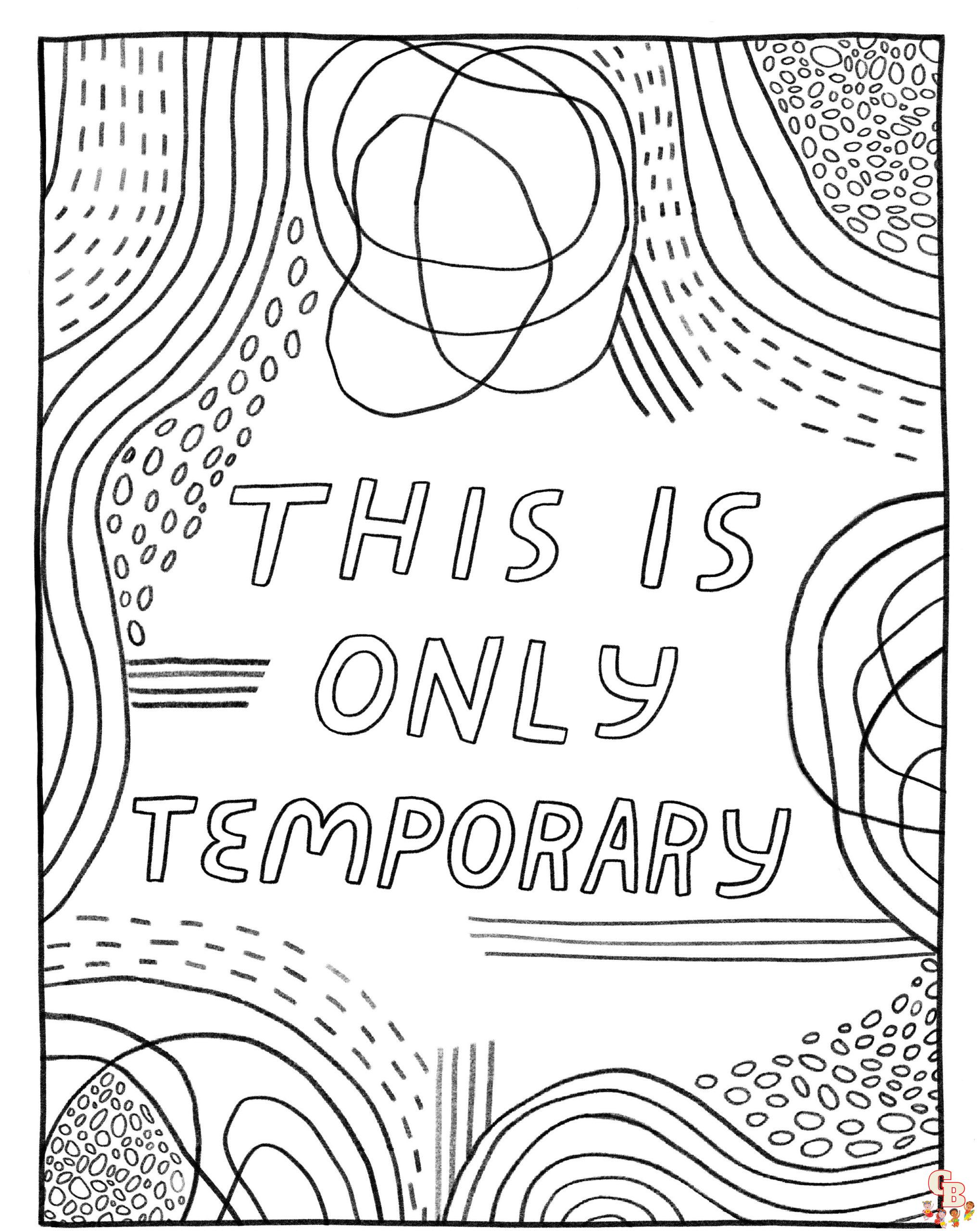 Inspirational Quotes Coloring Pages 1