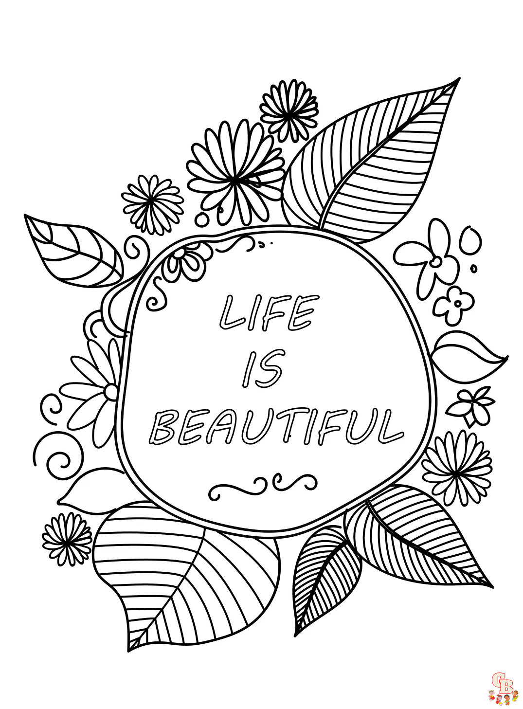 Inspirational Quotes Coloring Pages 1