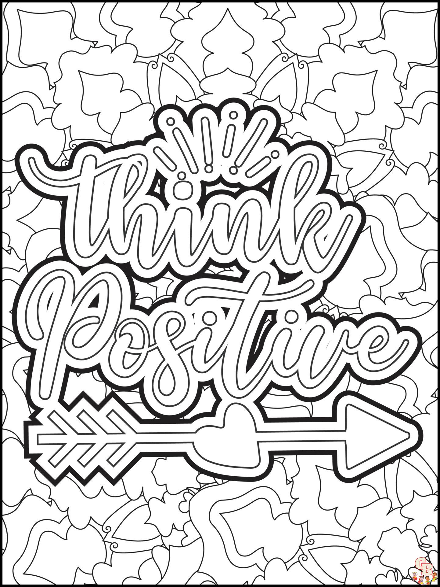 Inspirational Quotes Coloring Pages 8