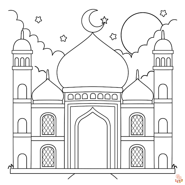 Islamic Coloring Pages