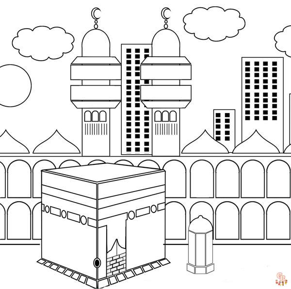 Islamic Coloring Pages