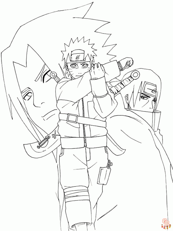 Itachi Coloring Pages 1