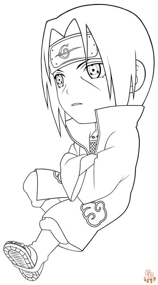 Itachi Coloring Pages 2
