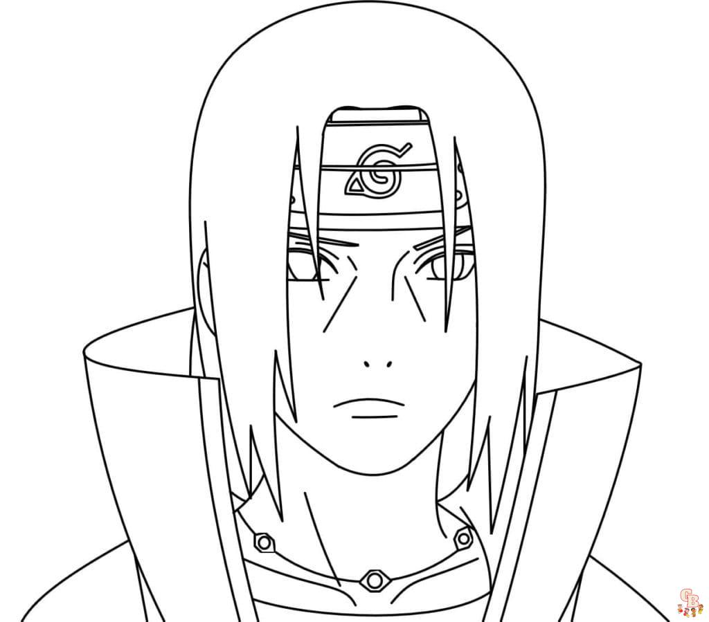 Itachi Coloring Pages 3