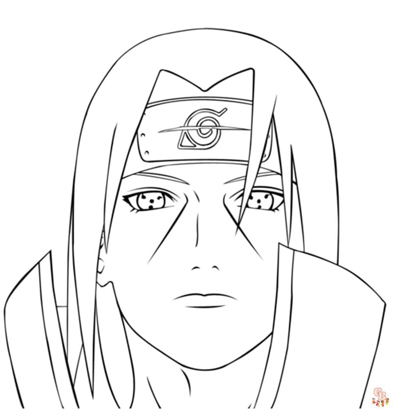 Itachi Coloring Pages 8