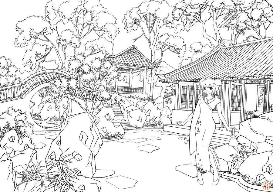 Japanese Coloring Pages 2