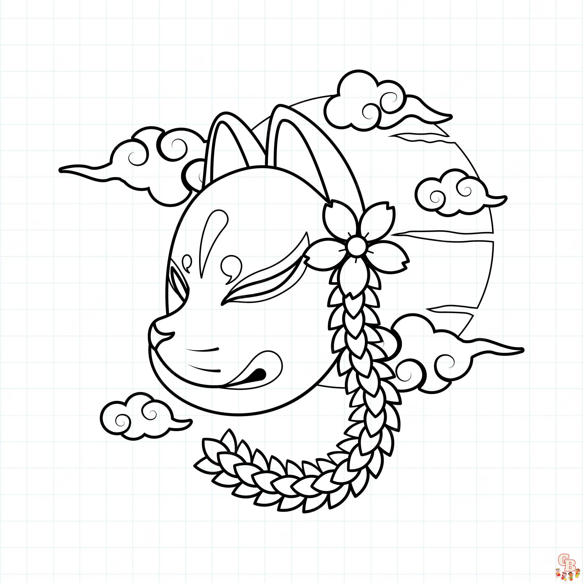 Japanese Coloring Pages 5