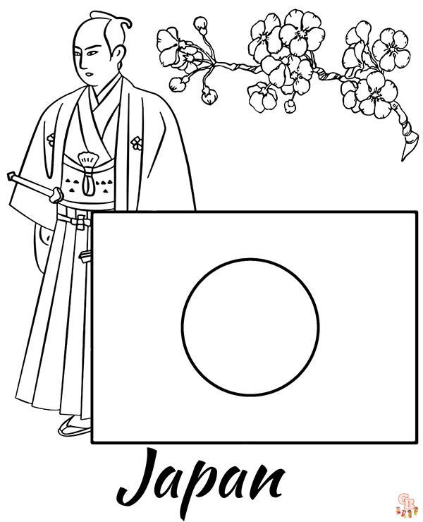 Japanese Coloring Pages 6