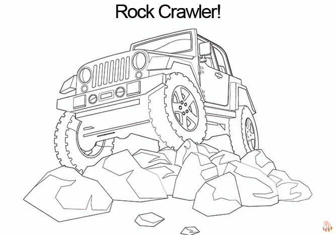 Jeep Coloring Pages 1
