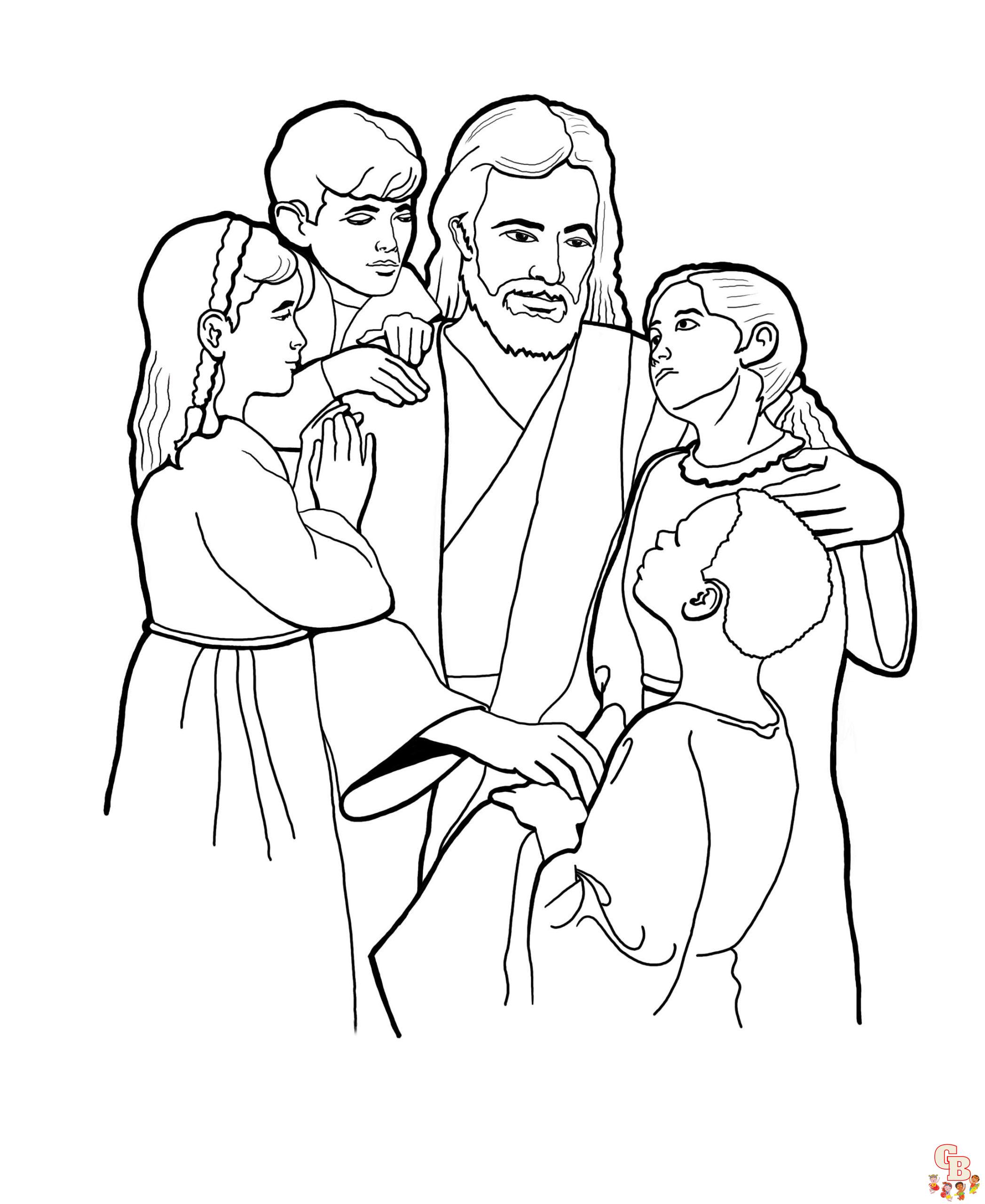 Jesus Loves Me Coloring Pages