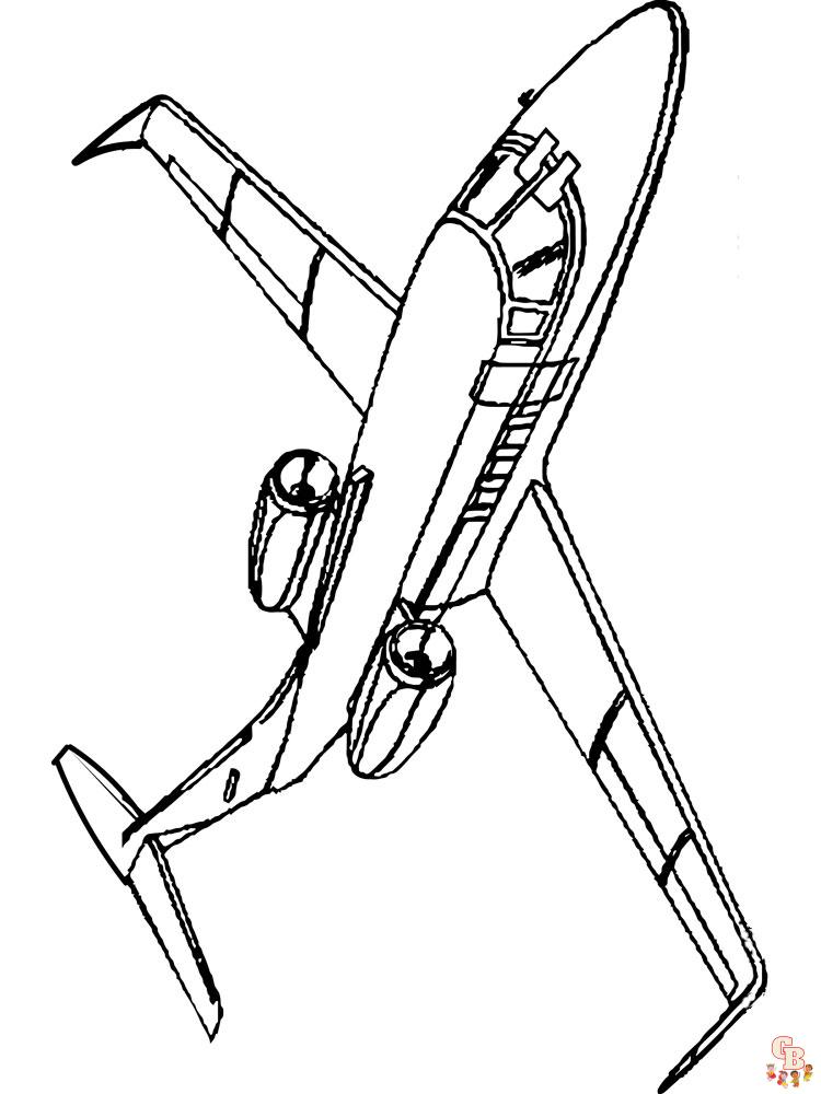 Jet Coloring Pages 1