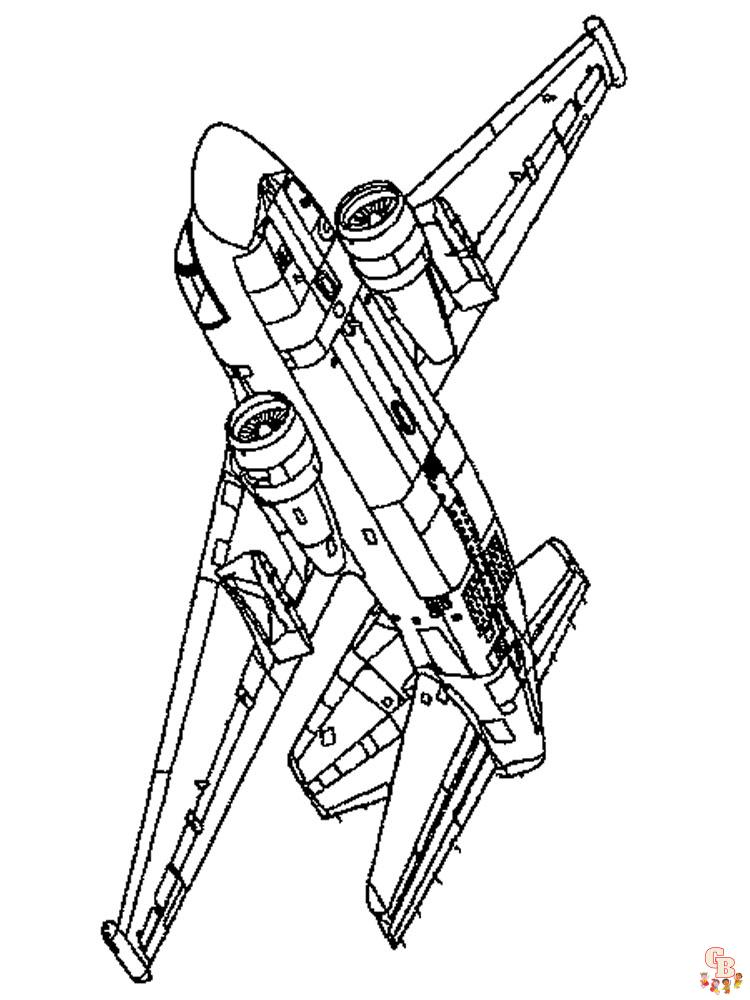 Jet Coloring Pages 15