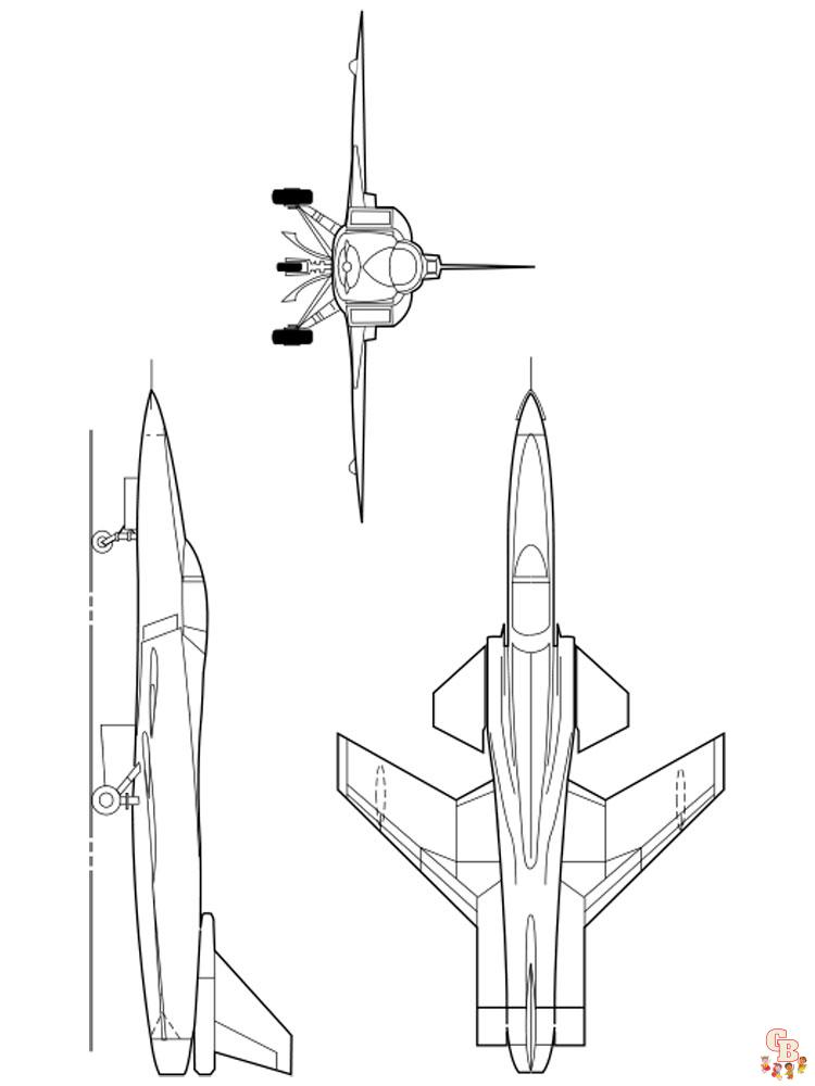 Jet Coloring Pages 17