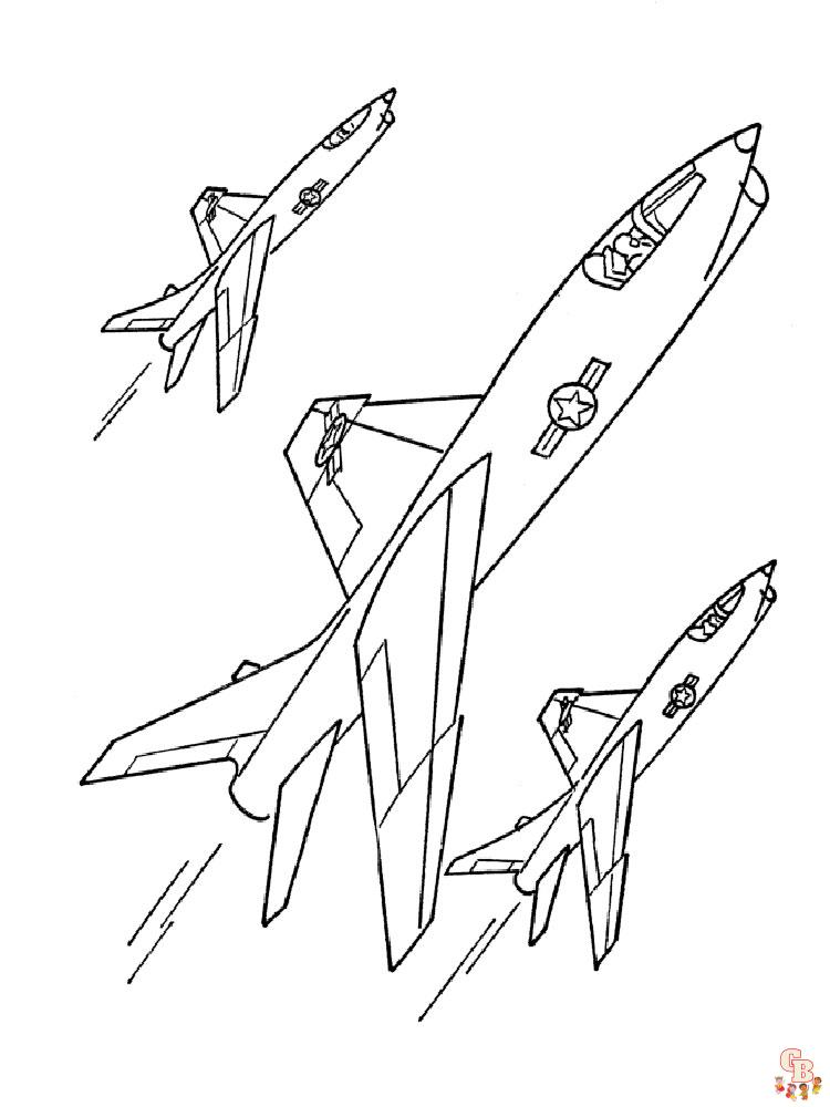 Jet Coloring Pages 20