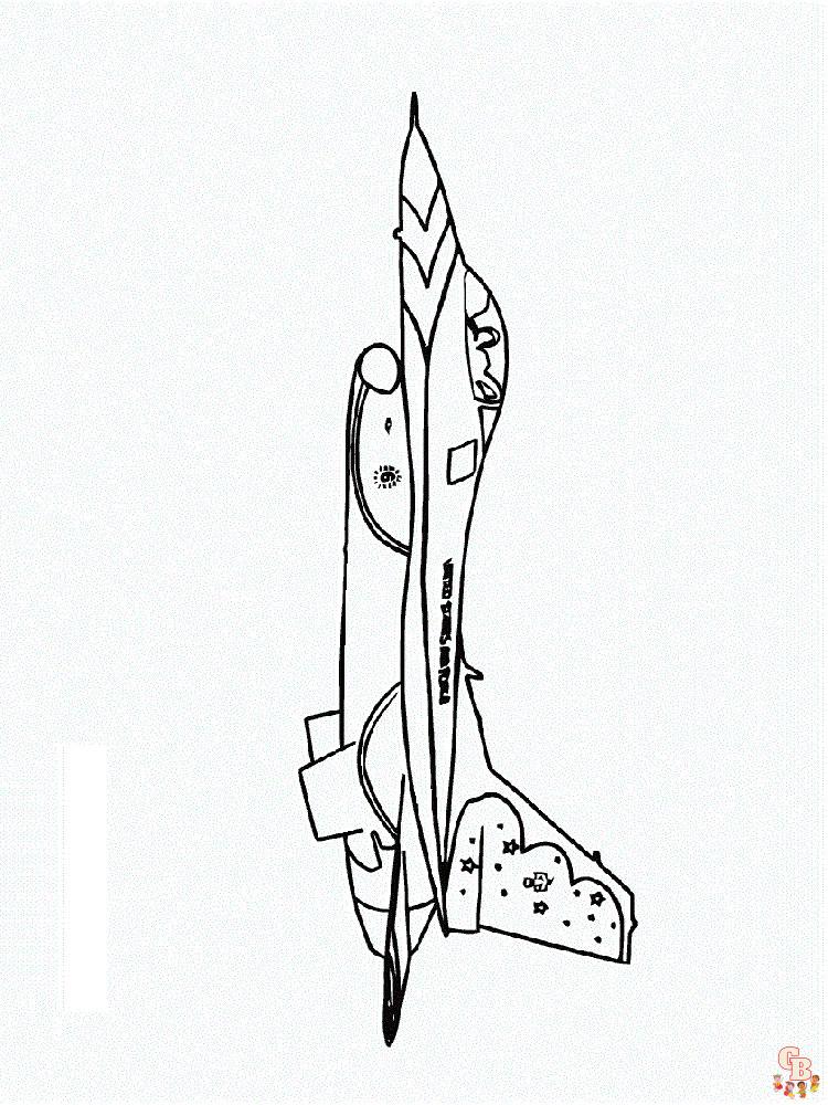 Jet Coloring Pages 27