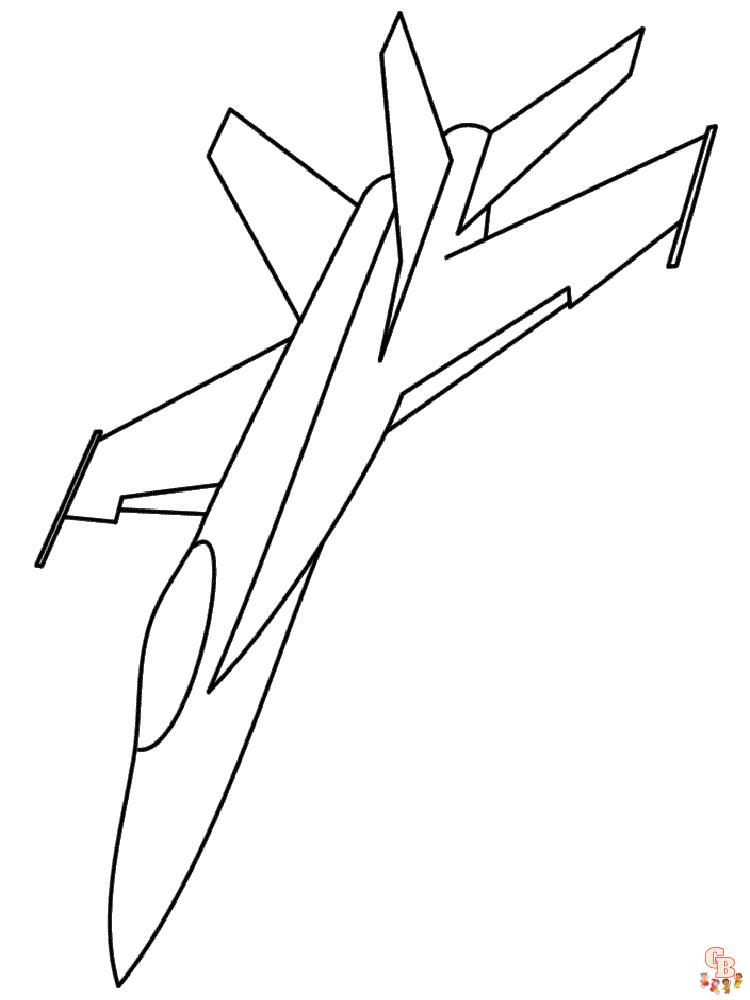 Jet Coloring Pages 4