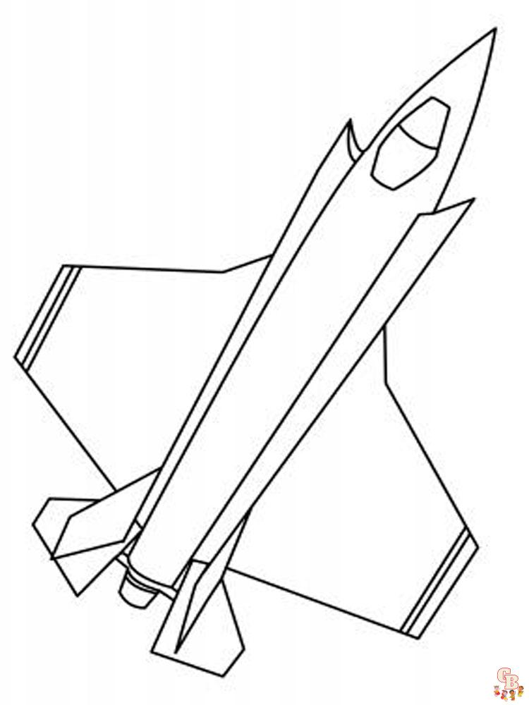 Jet Coloring Pages 5
