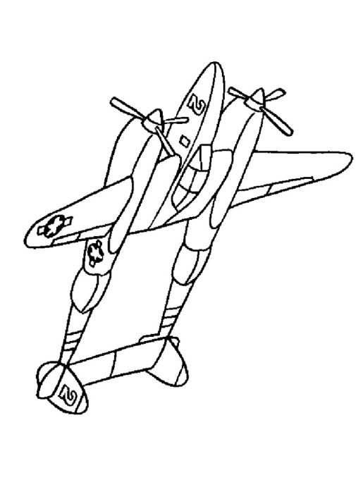 Printable Jet Coloring Pages Free for Kids and Adults