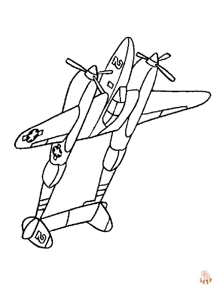 Jet Coloring Pages 8