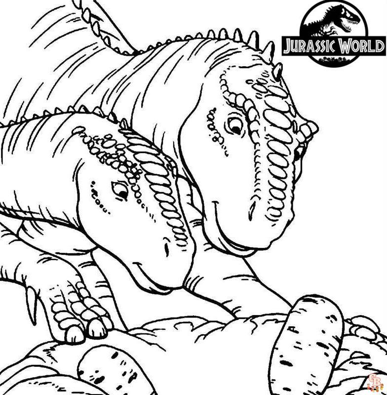 Jurassic Park coloring pages 12