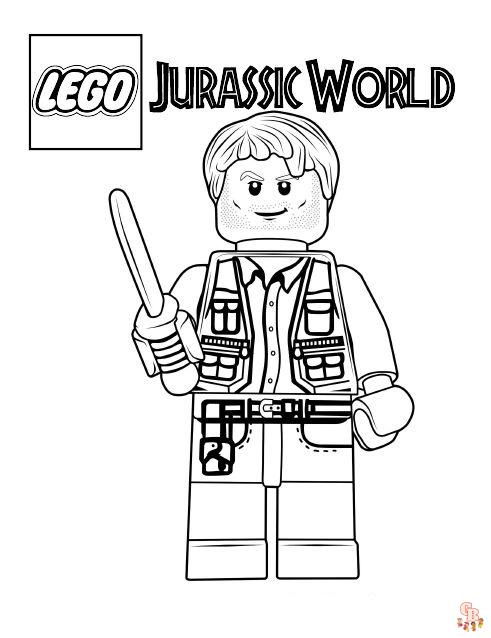 Jurassic Park coloring pages 14