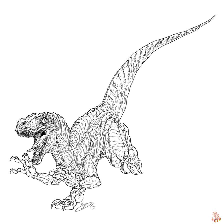 Jurassic Park coloring pages 5