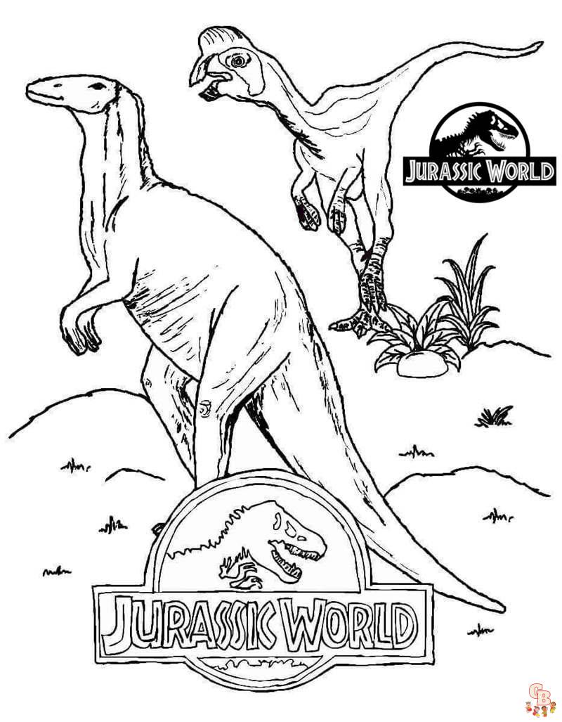 Jurassic Park coloring pages 6