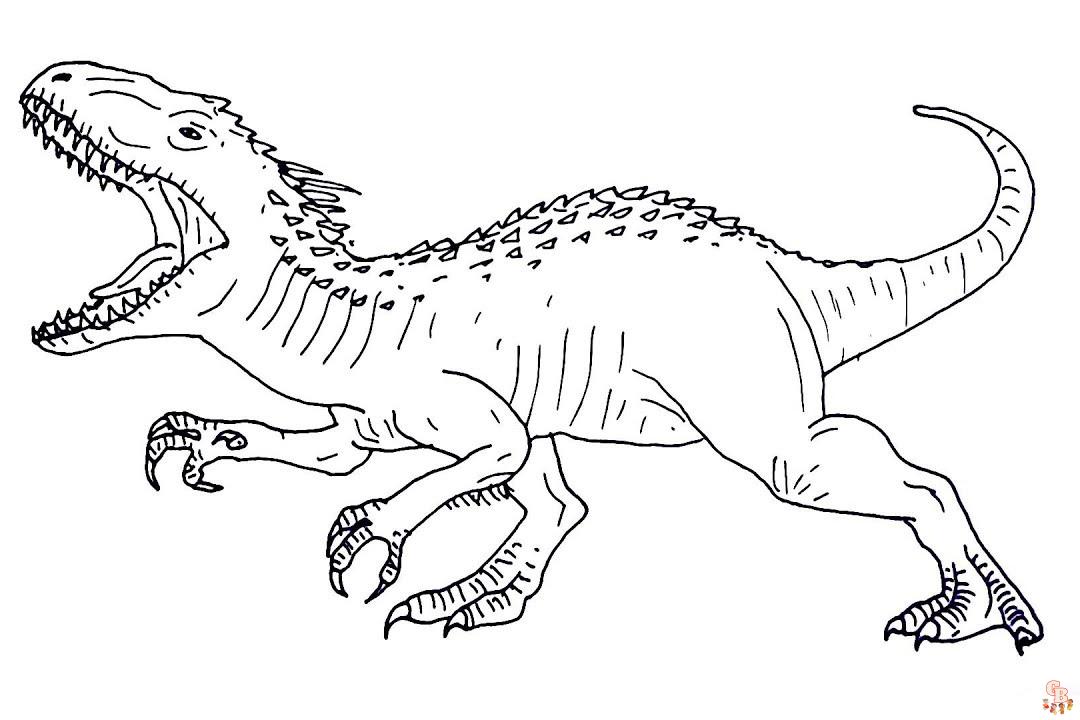 Jurassic Park coloring pages 9