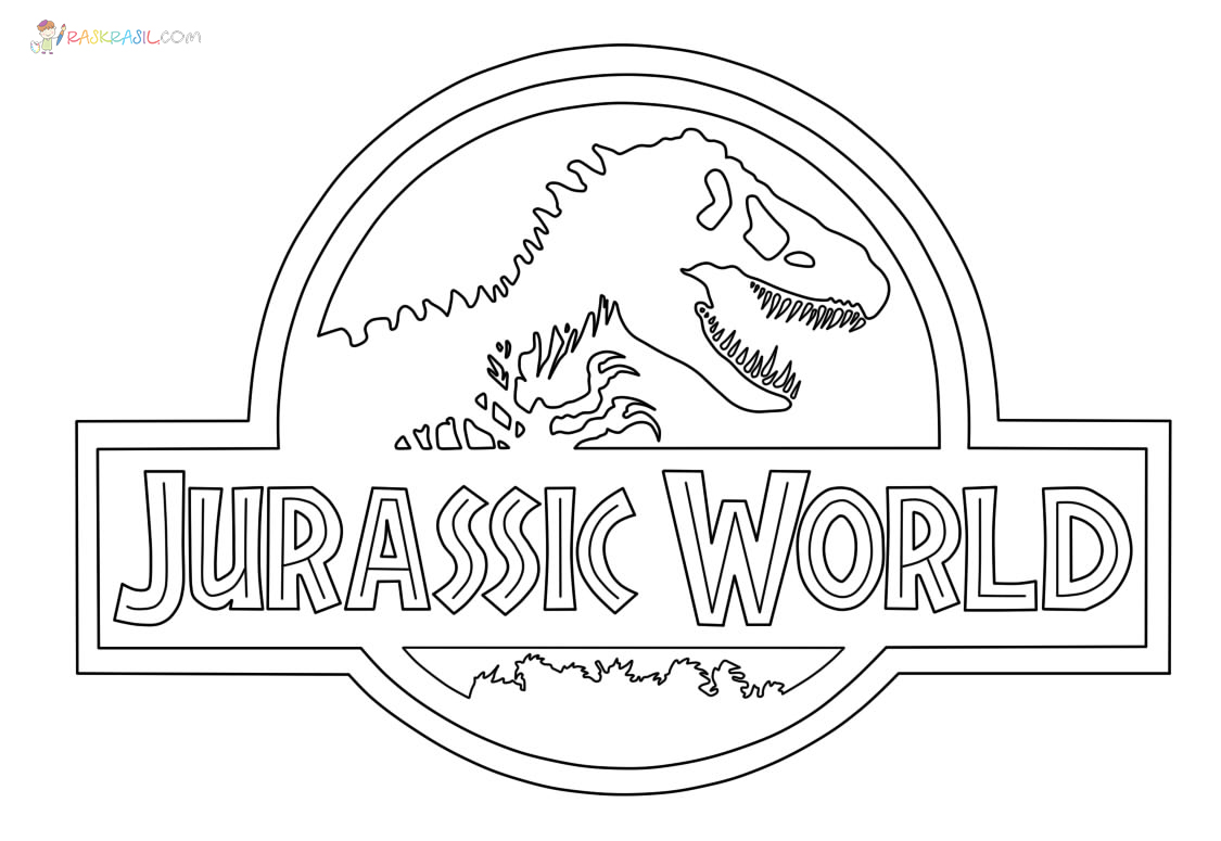 Dibujos para colorear de dinosaurios de Jurassic World: Hojas para colorear  imprimibles y gratuitas