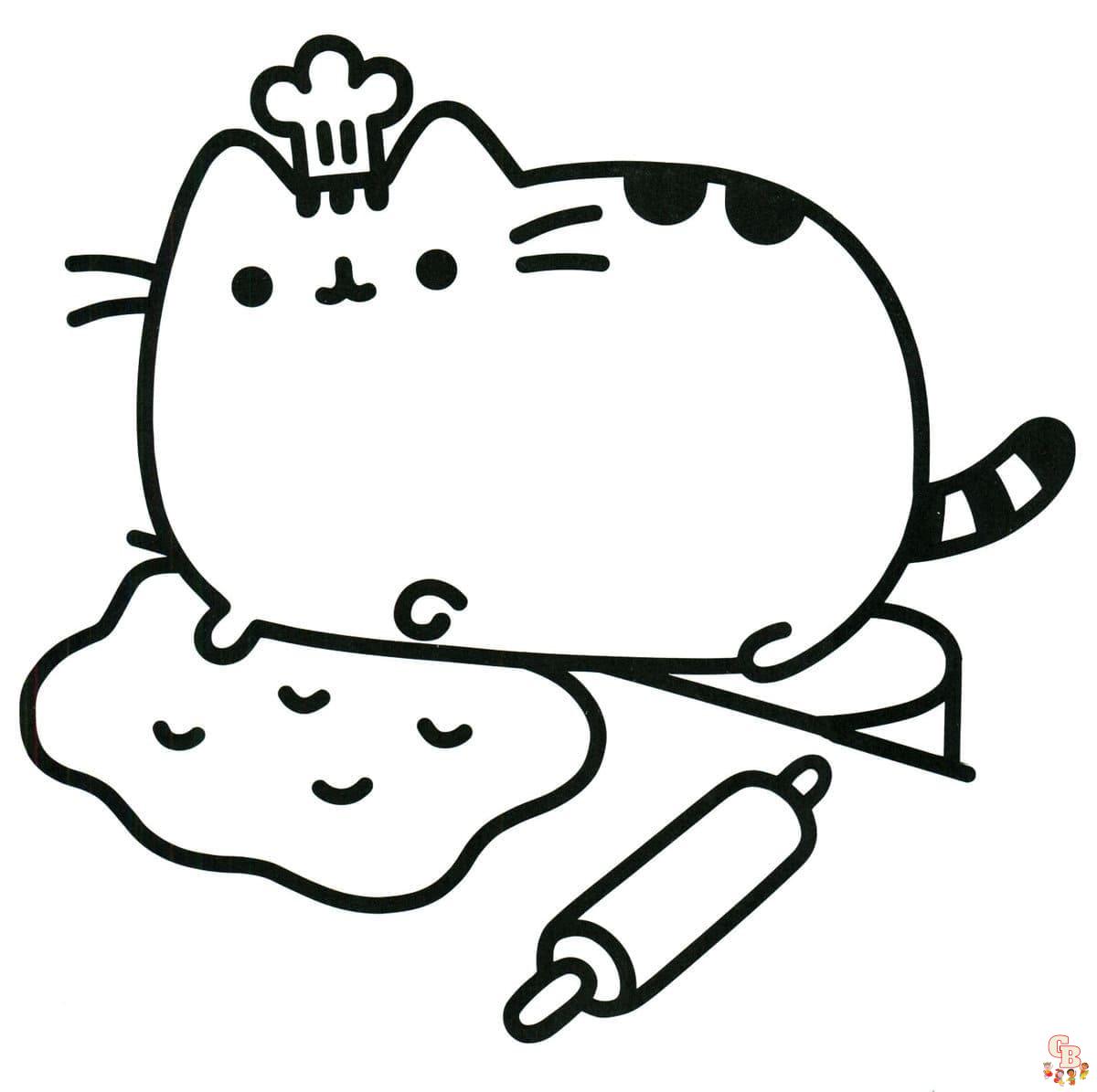 kawaii coloring  Animal coloring pages, Cat coloring page, Cute coloring  pages